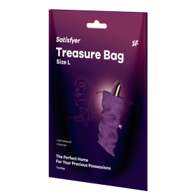 Sac de rangement sextoys violet taille L Treasure Bag Satisfyer