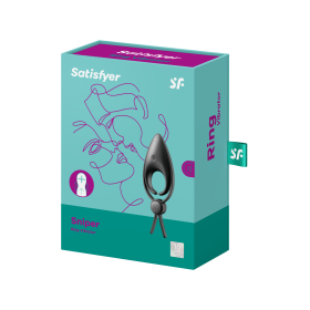 Cockring vibrant USB silicone réglable Sniper Satisfyer -