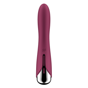 Vibromasseur USB tête rotative point G rouge Spinning Vibe 1