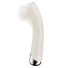 Vibromasseur point G tête rotative blanc USB Spinning g-spot 1