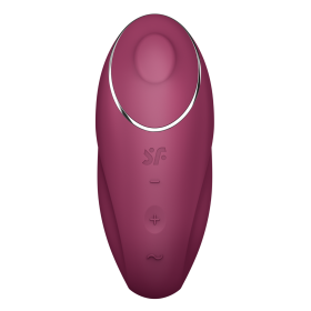 Vibromasseur à poser, stimulateur clitoridien rouge Tap &