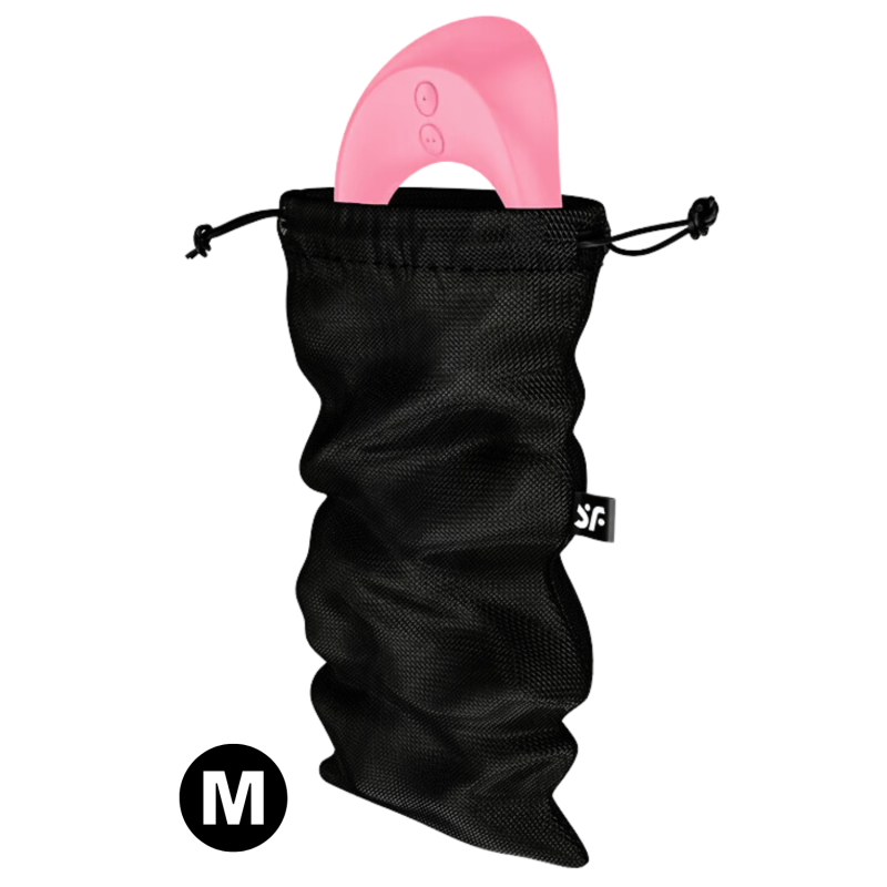 Sac de rangement sextoys noir taille M Treasure Bag Satisfyer -