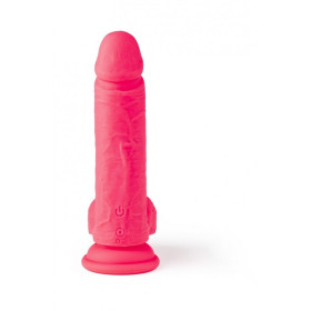 VIBROMASSEUR RÉALISTE "R16" FLESH 16 CM AVEC TÉLÉCOMMANDE Rose