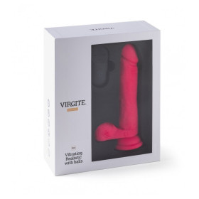 VIBROMASSEUR RÉALISTE "R16" FLESH 16 CM AVEC TÉLÉCOMMANDE Rose