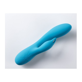 VIBROMASSEUR RECHARGEABLE V2 BLEU STIMULATEUR CLITORIS