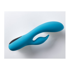 VIBROMASSEUR RECHARGEABLE V2 BLEU STIMULATEUR CLITORIS