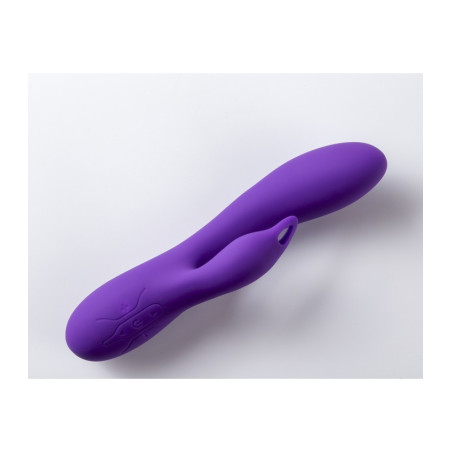 VIBROMASSEUR RECHARGEABLE V2 VIOLET STIMULATEUR CLITORIS