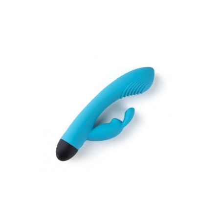 VIBROMASSEUR RECHARGEABLE V6 BLEU RABBIT