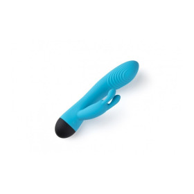 VIBROMASSEUR RECHARGEABLE V6 BLEU RABBIT