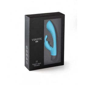 VIBROMASSEUR RECHARGEABLE V6 BLEU RABBIT