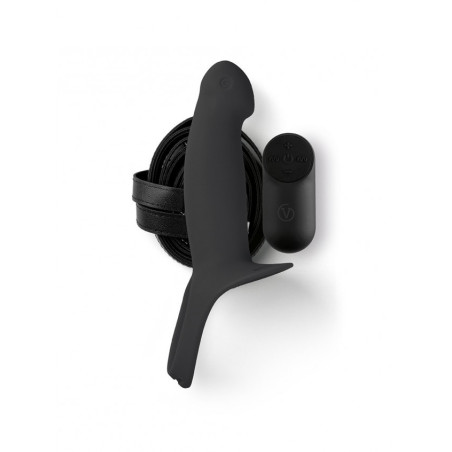 GAINE PENIS AVEC VIBRATION H3 - TAILLE S - Noir