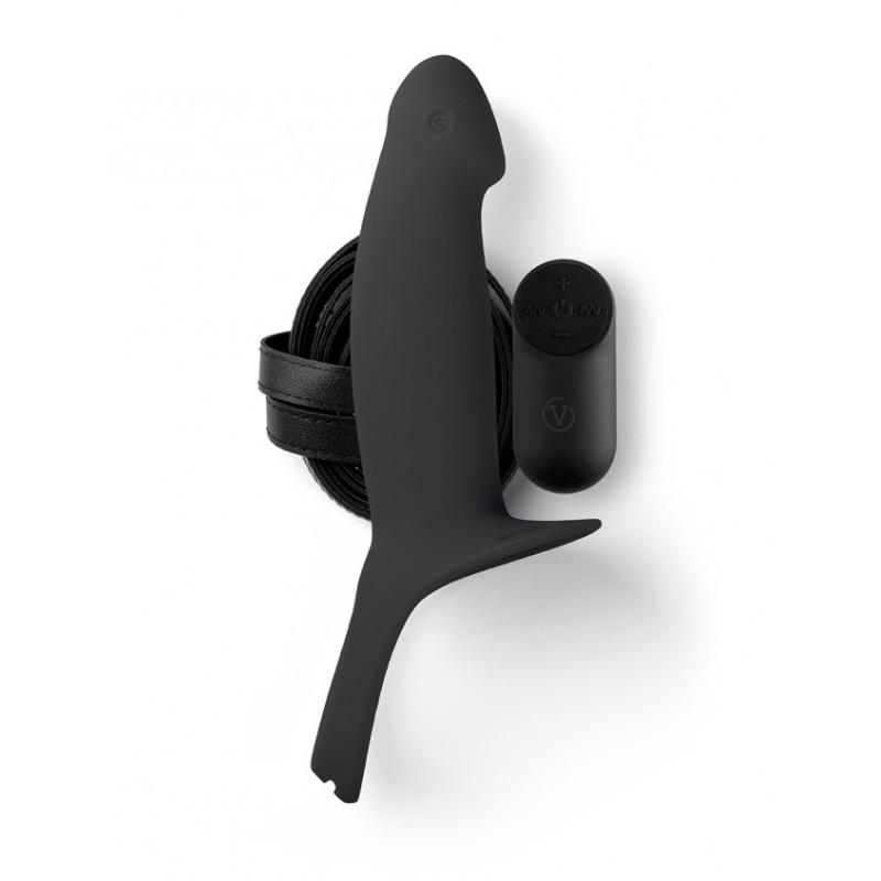 GAINE PENIS AVEC VIBRATION H4 - TAILLE L - Noir