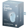 SATISFYER - VIBRATEUR  POSER CUTIE GHOST BLEU CLAIR