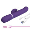 PRETTY LOVE - VIBRATEUR PERLITA G-SPOT 3 EN 1 MULTIFONCTION VIOLET