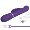 PRETTY LOVE - COALE VIBRATEUR  RABBIT 4 EN 1 VIOLET