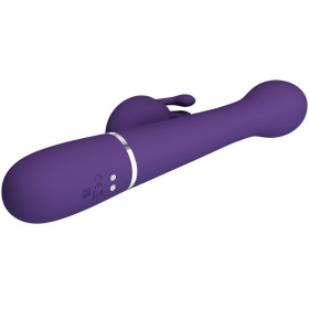 PRETTY LOVE - VIBRATEUR DEJON RABBIT 3 EN 1 MULTIFONCTION VIOLET