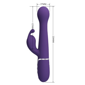 PRETTY LOVE - VIBRATEUR DEJON RABBIT 3 EN 1 MULTIFONCTION VIOLET