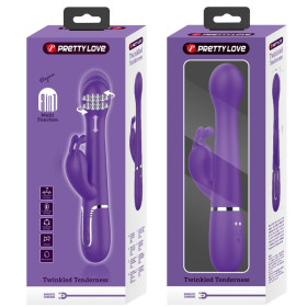 PRETTY LOVE - VIBRATEUR DEJON RABBIT 3 EN 1 MULTIFONCTION VIOLET