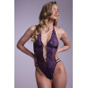 Body string ouvert Renee violet - Christine