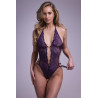 Body string ouvert Renee violet - Christine