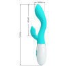 PRETTY LOVE - VIBRATEUR BRIGHTY G-SPOT VERT AQUA