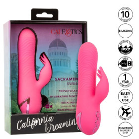 CALEXOTICS - SACRAMENTO SWEETIE VIBRATEUR LAPIN ROSE PAR