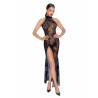 F239 Robe longue en tulle