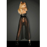 F139 Powerwetlook robe en tulle