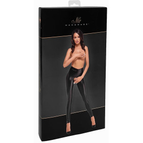 F304 Leggings Taboo wetlook avec entrejambe et fesses ouvertes