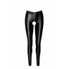 F304 Leggings Taboo wetlook avec entrejambe et fesses ouvertes