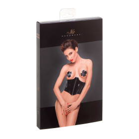 F193 corset en PVC avec laçage réglable dans le dos