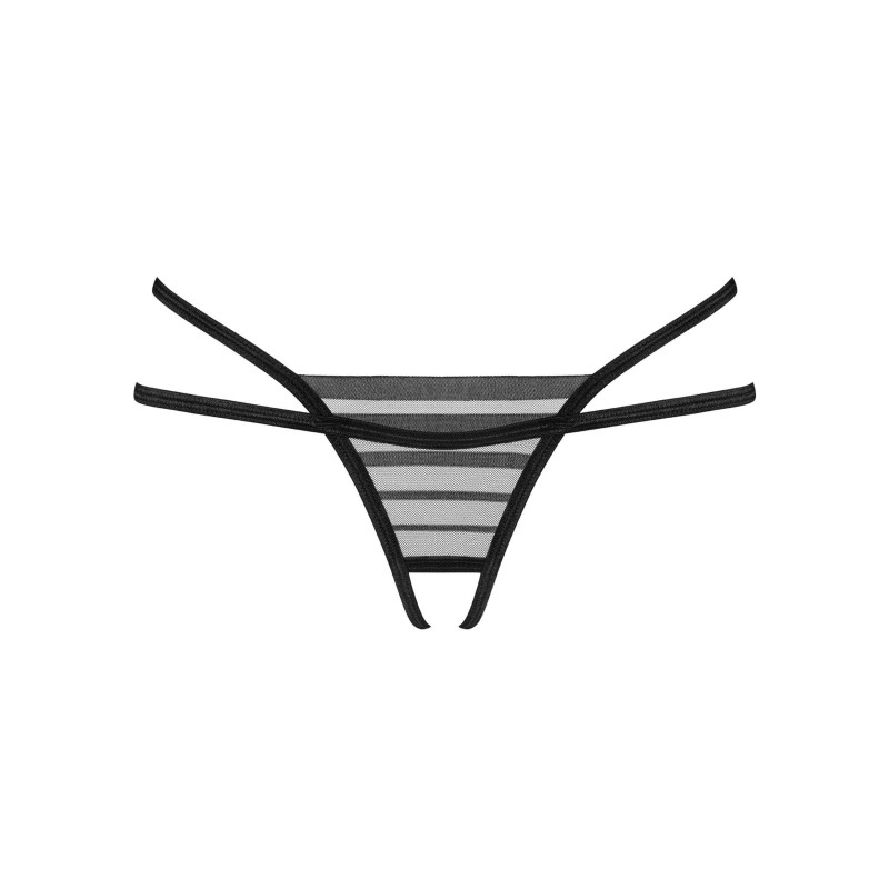 Lune Bellis string ouvert - Noir