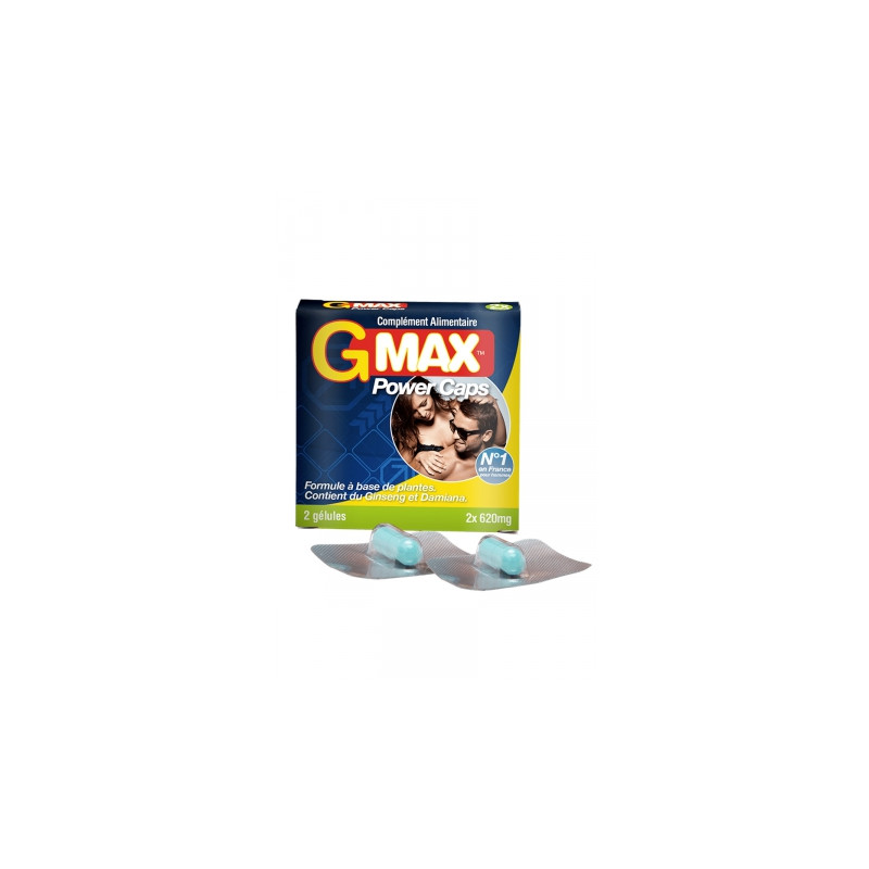 G-Max Power Caps Homme (2 gélules)