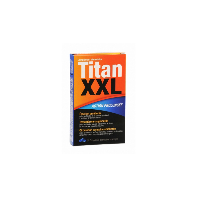 Titan XXL (20 comprimés) - stimulant sexuel