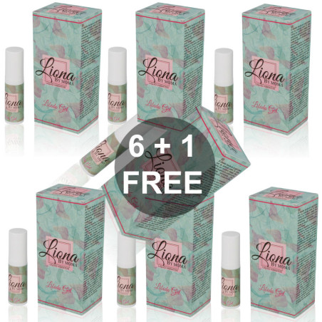 LIONA BY MOMA FREE VIBRATOR LIQUID LIBIDO GEL 6 + 1