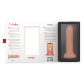 ONINDER - GRAND GODE VIBRATEUR BOGOTÁ 9 VITESSES NATUREL 22 CM -O- 4,5 CM - APPLICATION GRATUITE