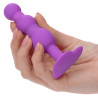 CALEXOTICS - FIRST TIME PLUG ANAL SONDE TRIPLE BILLES 10 VIBRATIONS VIOLET