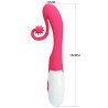 ROMANCE - VIBRATEUR ET STIMULATEUR 30 VITESSES ROSE