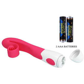 ROMANCE - VIBRATEUR ET STIMULATEUR 30 VITESSES ROSE