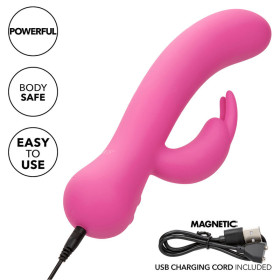 CALEXOTICS - FIRST TIME VIBRATEUR LAPIN RECHARGEABLE ROSE