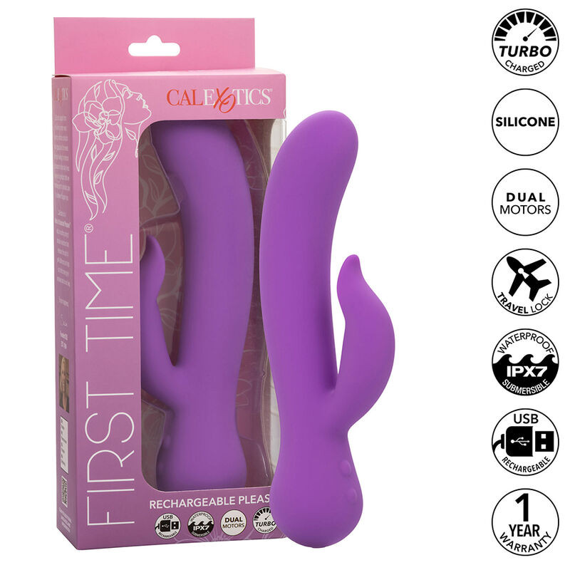 CALEXOTICS - FIRST TIME VIBRATEUR PLEASER RECHARGEABLE VIOLET