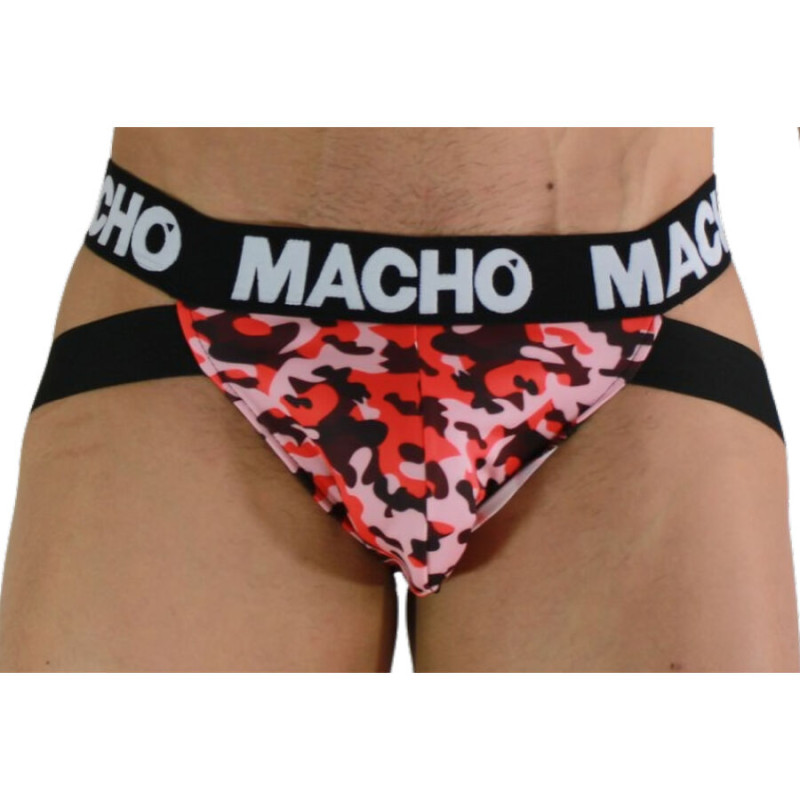 MACHO - MX28MR JOCK MILITAIRE ROUGE S