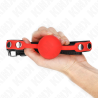 KINK - BOULE SILICONE ROUGE 4 CM BAG 60 x 2 CM