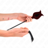 KINK - PLUMES DE POULET TICKLE EN FORME DE CORNE NOIRE 36 CM