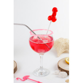 Sucette pénis daiquiri fraise avec alcool