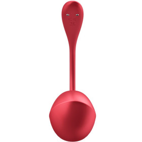 SATISFYER - SHINY PETAL STIMULATEUR À TÉLÉCOMMANDE À DISTANCE G POINT ROUGE APPLICATION GRATUITE