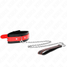 KINK - COLLIER AVEC BRACELET ROUGE 65 CM AJUSTABLE 36-43 CM X 5 CM