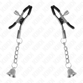 KINK - PINCES À TÉLÉTON PENDENTIF CLOCHE ARGENT 6 CM