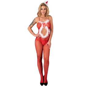 LIVCO CORSETTI FASHION - MAGALI LC 17178 BODYSTOCKING FOURRURE NOËL TAILLE UNIQUE