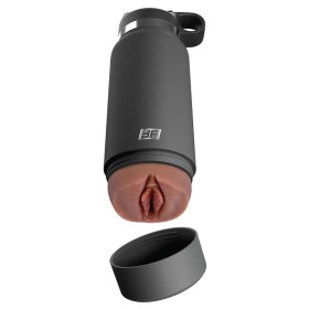 PDX PLUS - FUCK FLASK VAGINE STROKER DISCRET MODÈLE MARRON 2